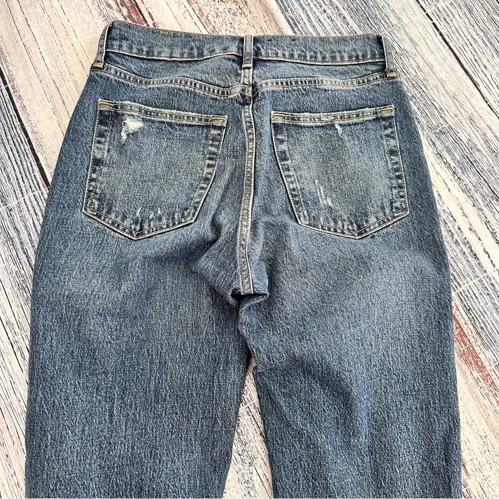 GAP Cheeky Straight High Rise Classic Blue Jeans Women’s 27 Tall